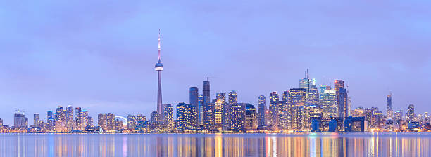 istock Toronto Downtown Cityscape at Dusk 489645675