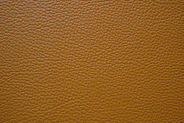 brown artificial leather stock photo