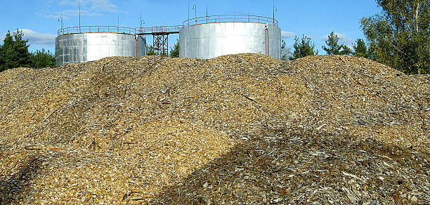 Bio fuel storage stock photo