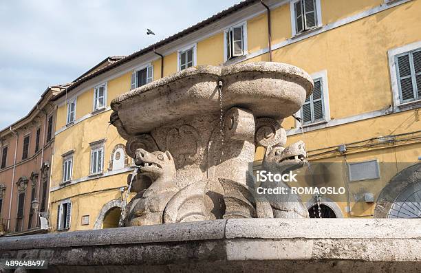 Fountain Of Dragons In Civita Castellana Lazio Italy Stock Photo - Download Image Now