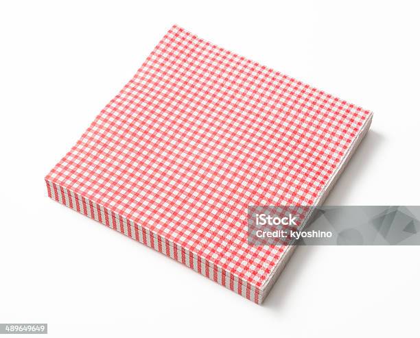 絶縁ショットのスタックドピンクのナプキン紙を背景に白色 - テーブルナプキンのストックフォトや画像を多数ご用意 - テーブルナプキン, 紙, ます目