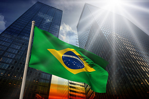 istock Brazil national flag 489649895