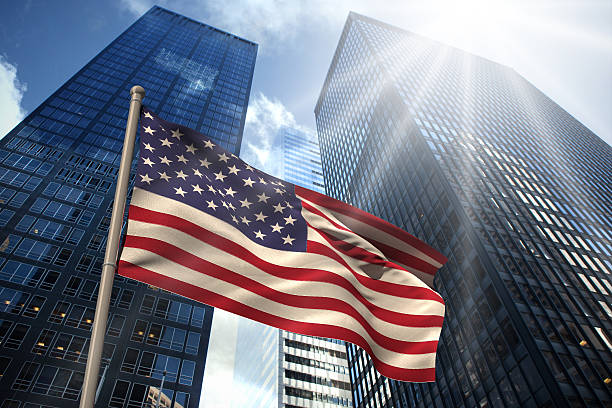 istock Usa national flag 489649901
