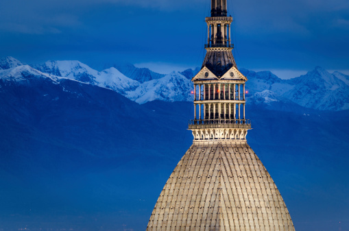 Turin (Torino), Mole Antonelliana and Alps