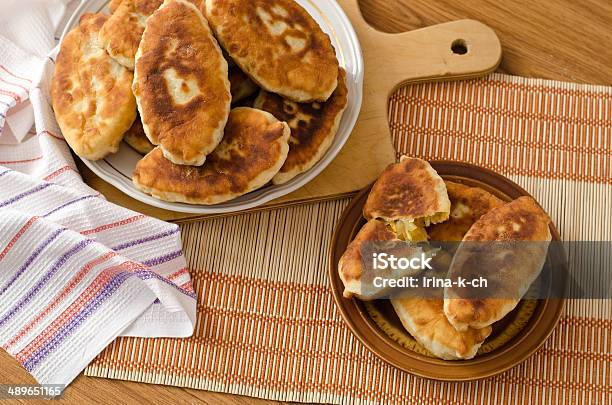 Fried Fresh Tasty Pasties Stock Photo - Download Image Now - Appetizer, Baked, Baked Pastry Item