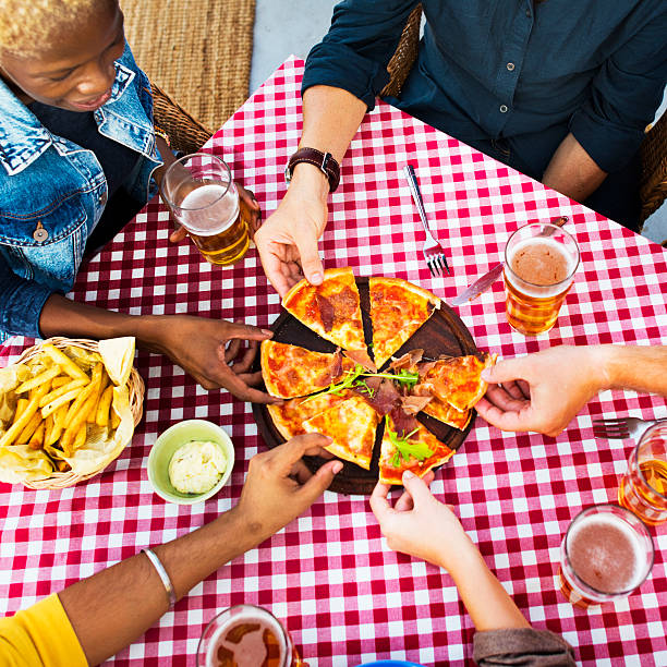 istock Dining Dinner Drinking Brunch Lifestyle Friendship Concept 489659526