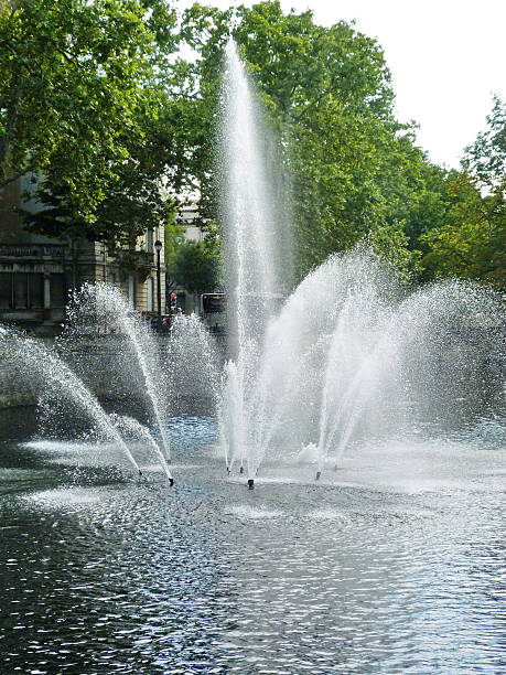 istock Fountain in Nimes, France 489665008