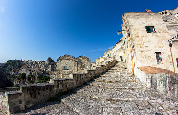 i sassi di matera - cave church foto e immagini stock