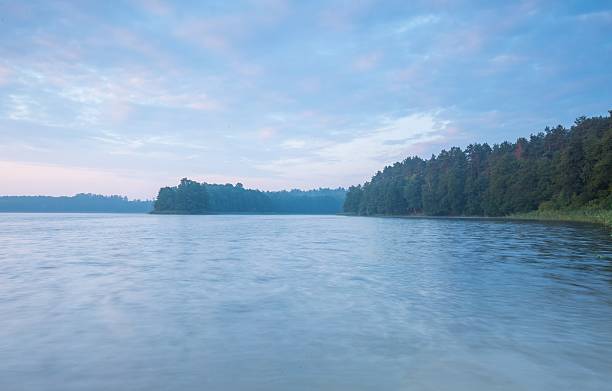 istock Beautiful lake landscape with nice light 489671734