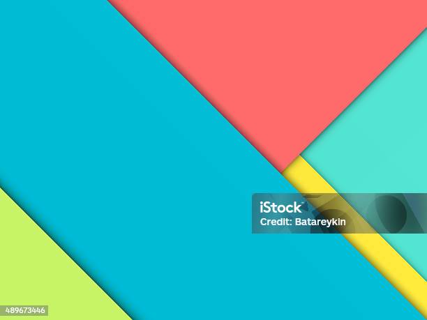 Background Unusual Modern Material Design Stock Illustration - Download Image Now - Backgrounds, Pattern, Rectangle