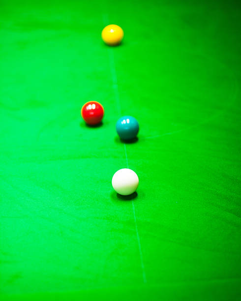 istock Balls of snooker game 489673592