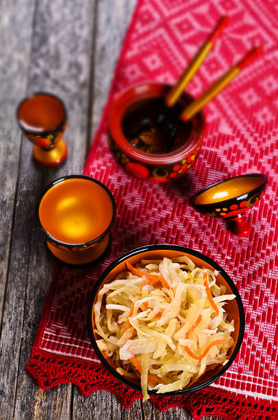 istock Salad of sauerkraut 489687476