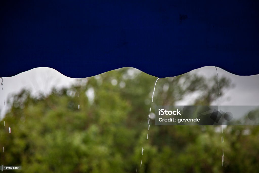 water drops of a tent 2015 Stock Photo
