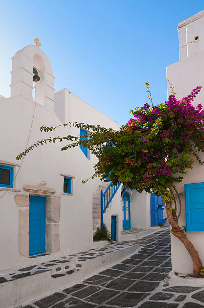 istock Streets of mykonos 489695433