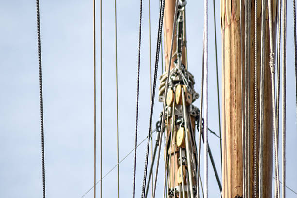 istock Rpoes of a Sailing Ship 489696604