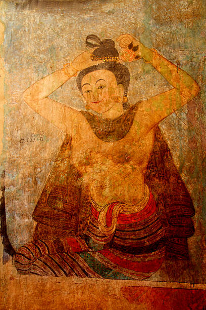 istock murals on the walls at wat pumin # 5 489696738