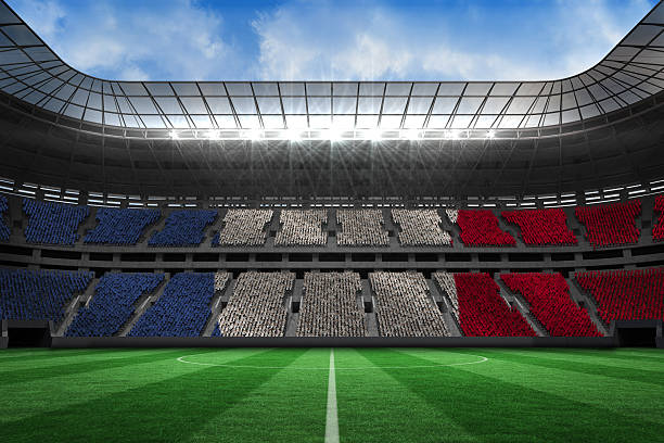 istock Digitally generated france national flag 489697043