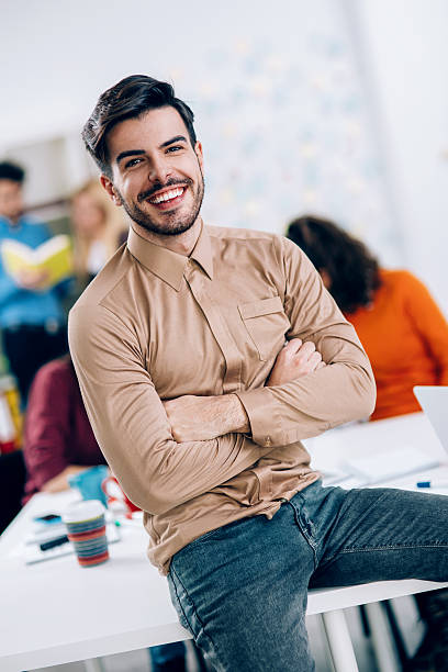 istock Portrait in the office 489697134