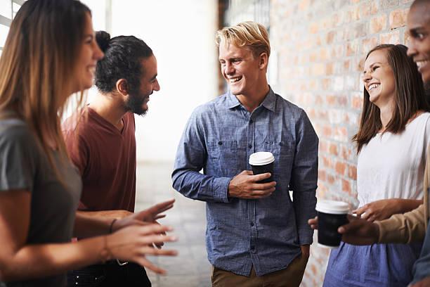 istock The hallways are filled with friendly chatter 489697765
