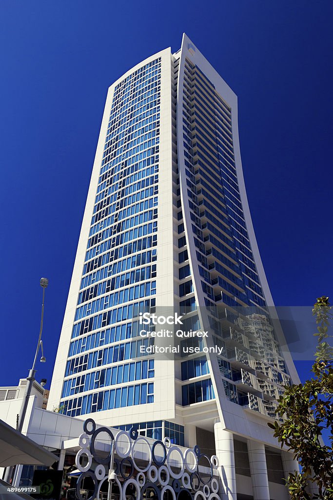 Hilton Hotel, Surfers Paradise Gold Coast, Australia - April 19, 2014: Hilton Hotel on Orchid Av, Surfers Paradise. Australia Stock Photo