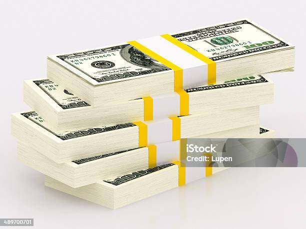 Dollar Banknotes Stock Photo - Download Image Now - Currency, Cut Out, Finance