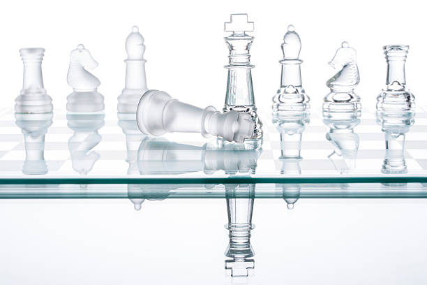 istock Checkmate Strategy on chess board, business War Winning 489722986