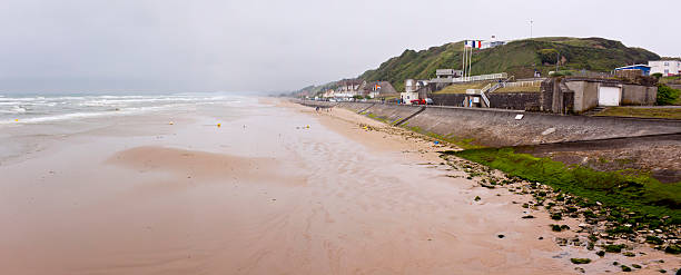 omaha beach - france sea allied forces atlantic ocean - fotografias e filmes do acervo