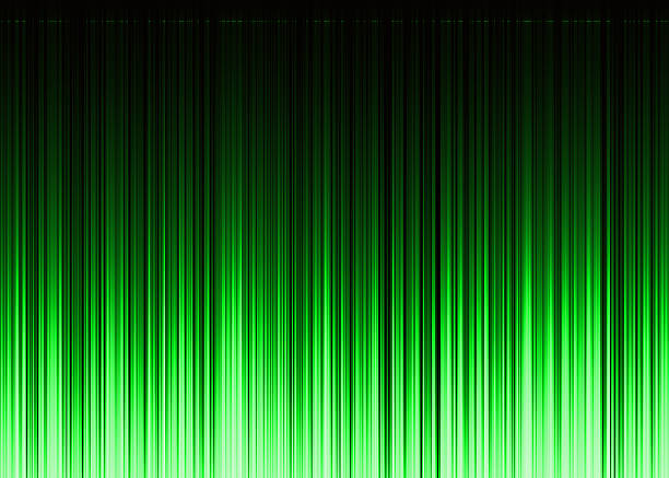 de onda verde patrón con espacio de copia - sound wave flash fotografías e imágenes de stock