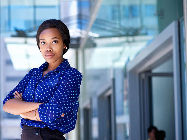 istock Confident african business woman 489724826