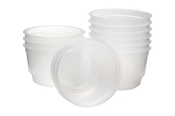 istock Plastic package for food grade on over white. isolated. 489729696