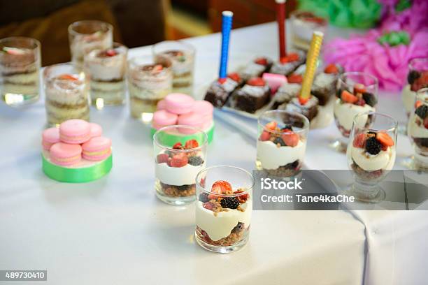 Sweet Table Stock Photo - Download Image Now - 2015, Backgrounds, Baked