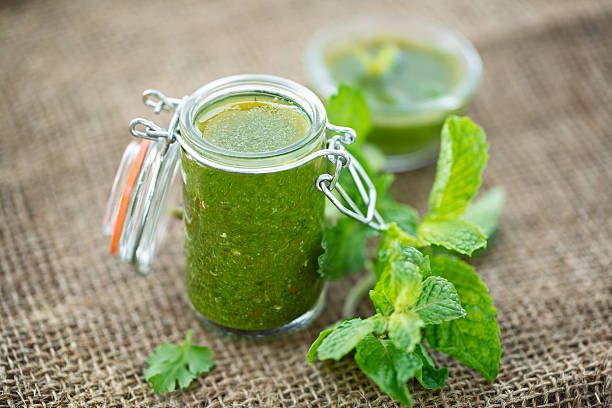 Like chutney mint chutney is an indian sauce chutney stock pictures, royalty-free photos & images