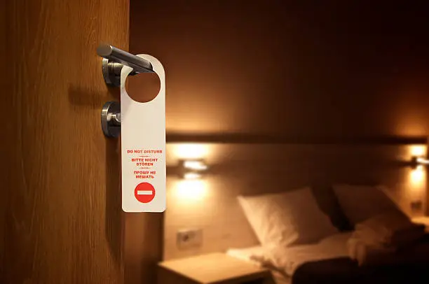 Photo of Do not disturb - hotel room interior