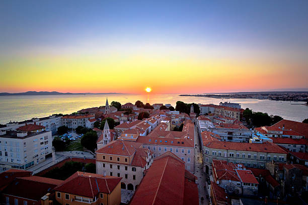 istock City of Zadar skyline sunset view 489736114