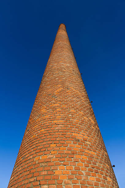 istock Old Industrial Chimney - Chimenea Industrial Antigua 489748969