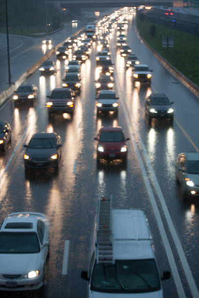 istock Rainy Day Rush Hour Traffic Congestion 489749535