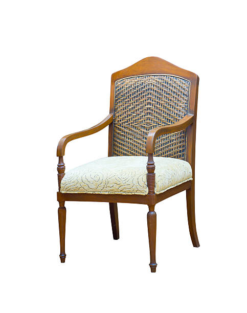 istock old chair isolated on white background 489750699