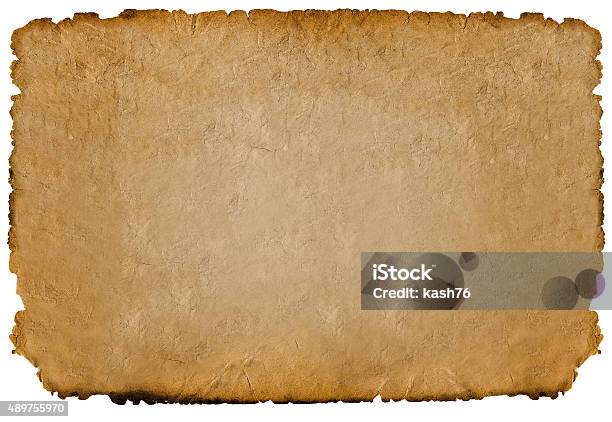 Old Paper Stock Illustration - Download Image Now - Paper, Old, Burnt