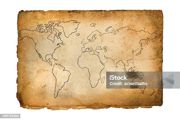 Old Map Stock Photo - Download Image Now - 2015, Africa, Ancient