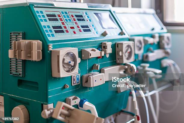 Hemodialysis Device Stock Photo - Download Image Now - 2015, Close-up, Dialysis