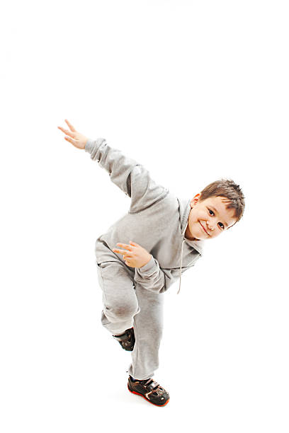 little cool hip-hop мальчик в dance - child exercising little boys toddler стоковые фото и изображения