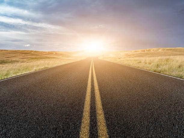 istock winding road at Palouse 489761726