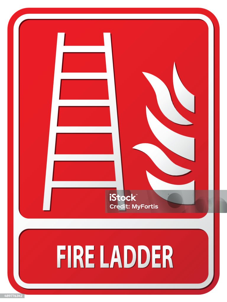 Fire Ladder Bitmap Fire Ladder Stock Illustration - Download Image Now - 2015, Accidents ...
