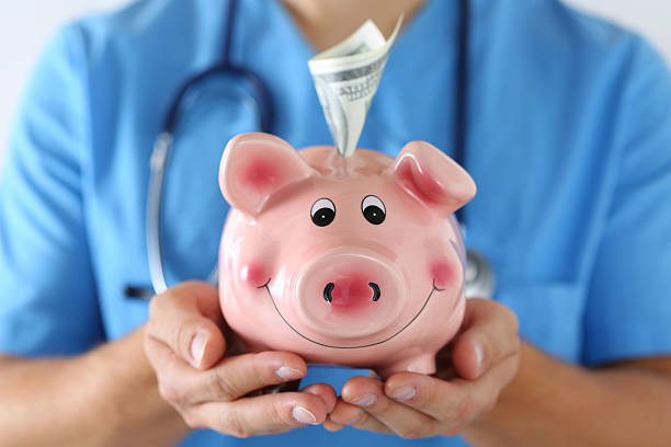 istock Male medicine doctor wearing blue uniform 489776674