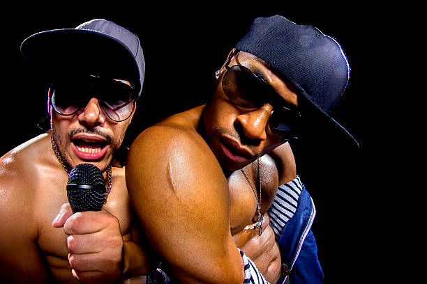 rappers hip hop concierto - dancing hip hop performing arts event artist fotografías e imágenes de stock