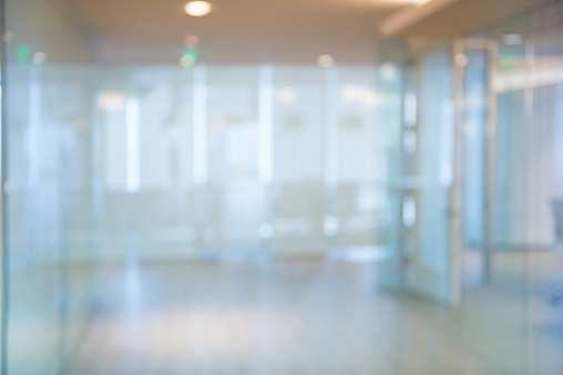 istock Out of focus Office Corridor Background 489780646