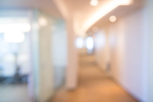 istock Out of focus Office Corridor Background 489780678
