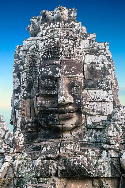 istock monument Bayon temple, Angkor, Cambodia 489782396
