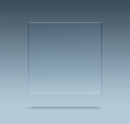 Placa de vidrio blanco photo