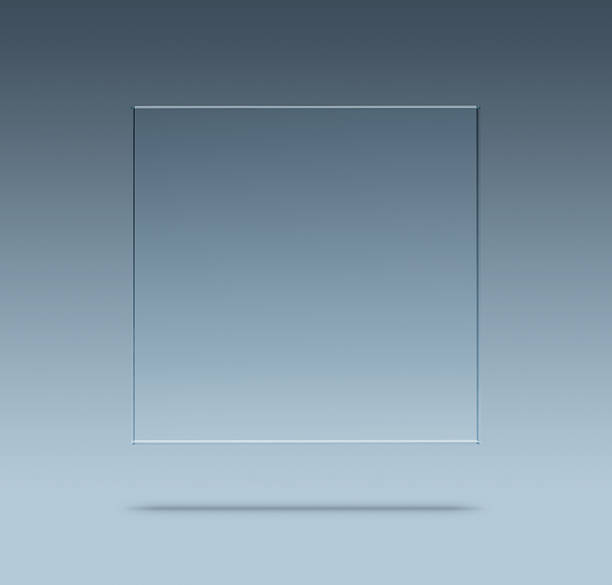 ブランクガラスプレート - アクリル画 ストックフォトと画像
